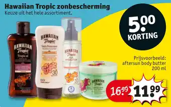 Kruidvat Hawaiian tropic zonbescherming aanbieding