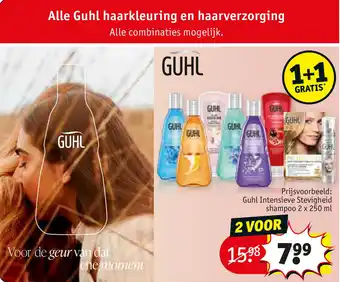 Kruidvat Alle guhl haarkleuring en haarverzorging aanbieding