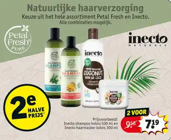 Kruidvat Keuze uit het hele assortiment petal fresh en inecto. aanbieding