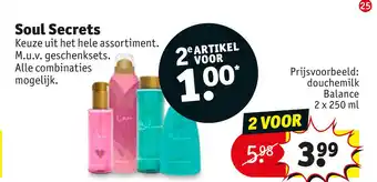 Kruidvat Soul secrets aanbieding