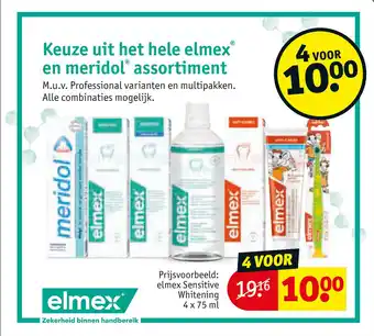 Kruidvat Keuze uit het hele elmex® en meridol® assortiment aanbieding