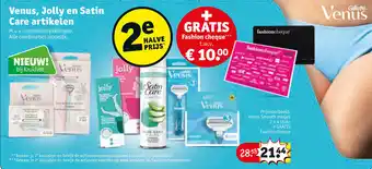 Kruidvat Venus, jolly en satin care artikelen aanbieding