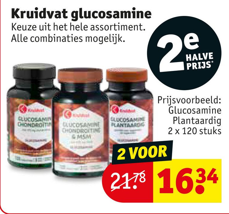 Kruidvat glucosamine aanbieding bij Kruidvat