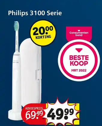 Kruidvat Philips 3100 serie aanbieding