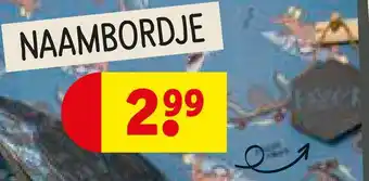 Kruidvat Naambordje aanbieding