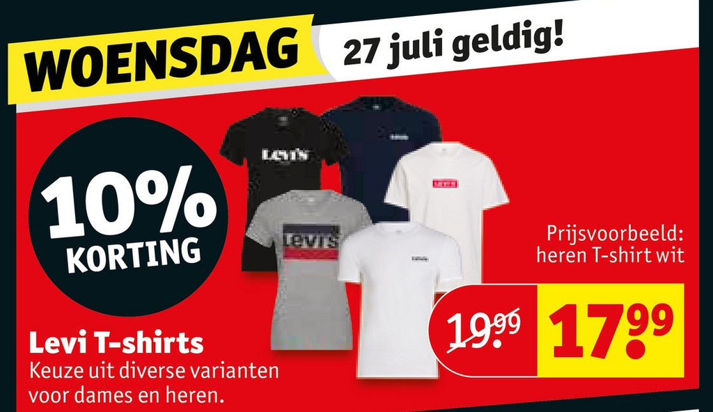 Kruidvat 2025 levi's shirt