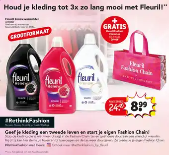 Kruidvat Fleuril renew wasmiddel aanbieding