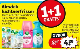 Kruidvat Airwick luchtverfrisser aanbieding