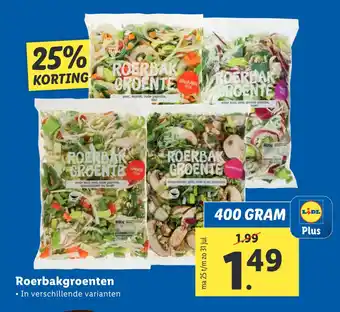 Lidl Roerbakgroenten aanbieding