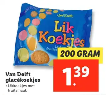 Lidl Van delft glacékoekjes aanbieding