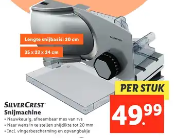 Lidl Silvercrestⓡ snijmachine aanbieding