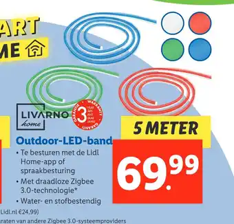 Lidl Livarno home outdoor-led-band aanbieding