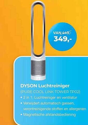 EP Dyson luchtreiniger (pure cool link tower tp02) aanbieding