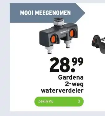 GAMMA Gardena 2-weg waterverdeler aanbieding