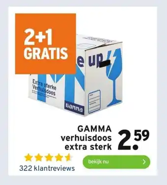 GAMMA Verhuisdoos extra sterk aanbieding