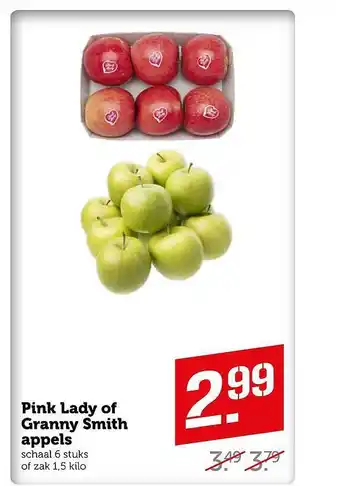 Coop Pink lady of granny smith appels aanbieding