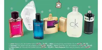 Etos Joop! home eau de toilette, nikos sculpture eau de toilette, davidoff cool water eau de toilette, guess gold man eau de toile aanbieding