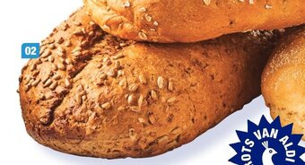 ALDI Bakkersgoud rustiek licht meerzaden 600g aanbieding