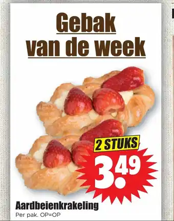 Dirk Aardbeienkrakeling 2 stuks aanbieding