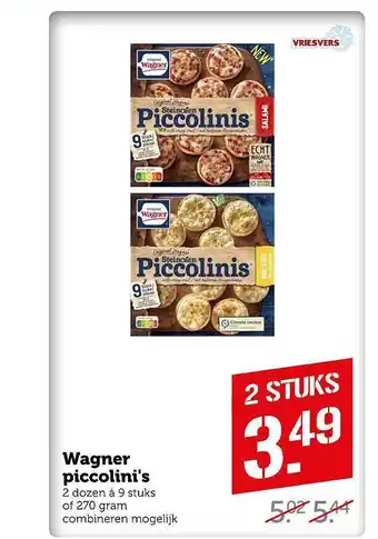 Coop Wagner piccolini's aanbieding