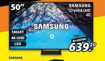 Expert Samsing crystal uhd 4k 20% korting aanbieding