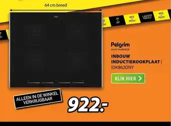 Expert Pelgrim inbouw inductiekookplaat | idk862ony aanbieding