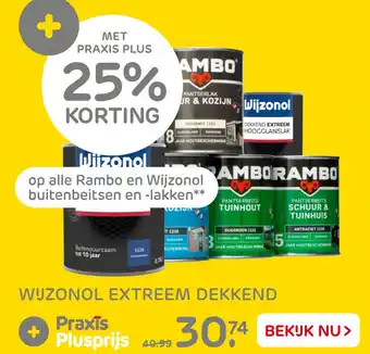 Praxis Wijzonol extreem dekkend aanbieding