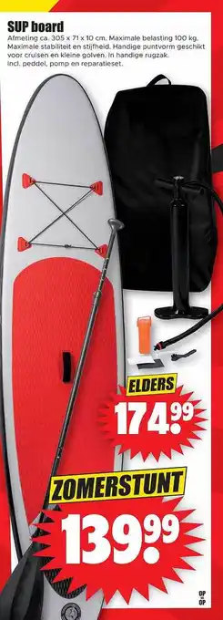 Dirk Sup board aanbieding