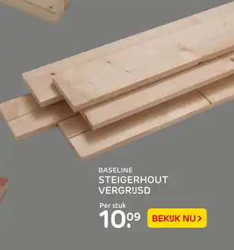 Praxis Baseline steigerhout vergrijsd aanbieding