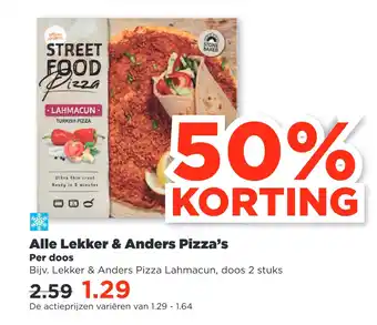 PLUS Alle lekker & anders pizza's aanbieding