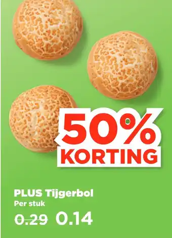 PLUS Plus tijgerbol aanbieding