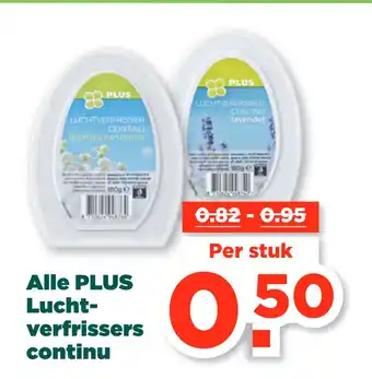 PLUS Alle plus lucht- verfrissers continu aanbieding