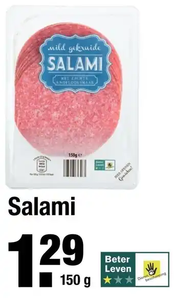 ALDI Salami 150g aanbieding