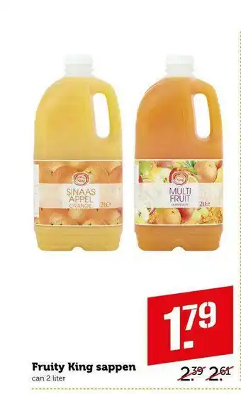 CoopCompact Fruity king sappen aanbieding