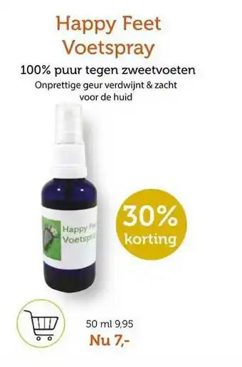 De Rode Pilaren Happy feet voetspray 30% Korting aanbieding