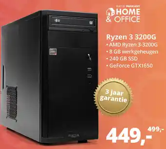 Paradigit Ryzen 3 3200g aanbieding