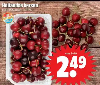 Dirk Hollandse kersen aanbieding