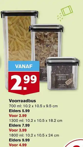 Hoogvliet Voorraadbus aanbieding