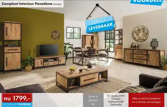 Woonsquare Compleet interieur pasadena aanbieding