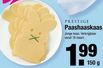 ALDI Prestige Paashaaskaas 150g aanbieding