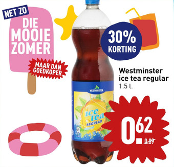 ALDI Westminster ice tea regular aanbieding