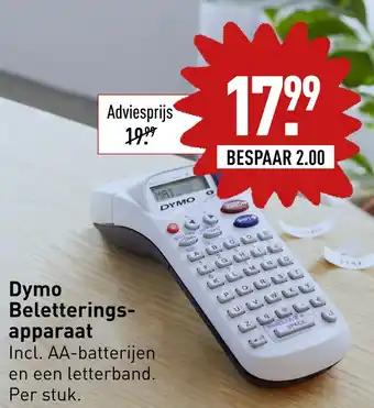 ALDI Dymo beletterings- apparaat aanbieding