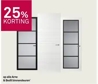 Karwei 25% korting op alle arne & bodil binnendeuren aanbieding