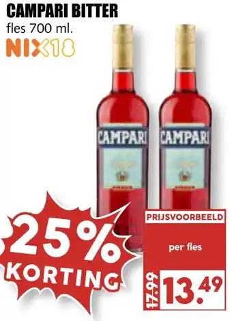 MCD Supermarkt Campari bitter aanbieding