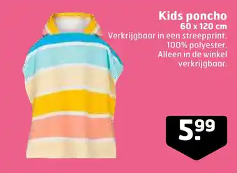 Trekpleister Kids poncho aanbieding