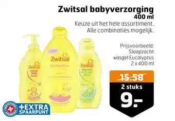 Trekpleister Zwitsal babyverzorging aanbieding