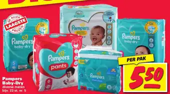 Nettorama Pampers Baby-Dry aanbieding