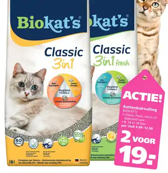 Ranzijn Kattenbakvulling biokat's aanbieding