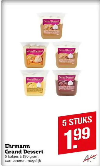 Coop Ehrmann grand dessert aanbieding