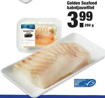 ALDI Golden Seafood kabeljauwfilet 260 gr aanbieding